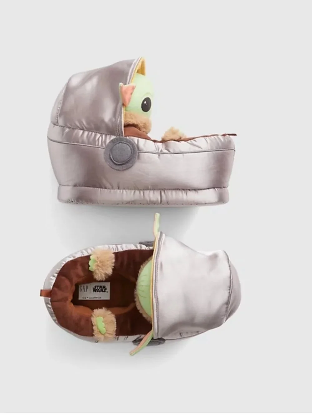 BRAND NEW STAR WARS GROGU BABY GAP HOUSE SLIPPERS SIZE 1